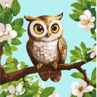 Картина за номерами Лісова варта ©art_selena_ua KHO6740, 30x30 см