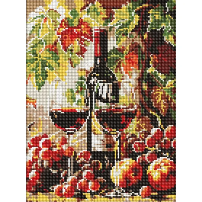 Алмазна мозаїка Осіннє вино ©art_selena_ua AMO8114, 30x40 см