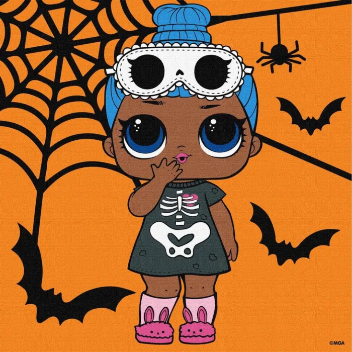 Картина за номерами L.O.L. Surprise! Sleepy Bones KHO1332, 25x25 см
