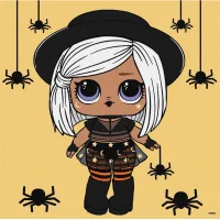 Картина за номерами L.O.L. Surprise! Witchay Babay KHO1333, 25x25 см