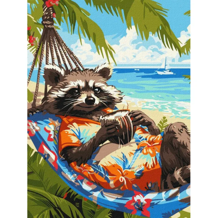 Картина за номерами Тропічний відпочинок ©art_selena_ua KHO6652, 30x40 см