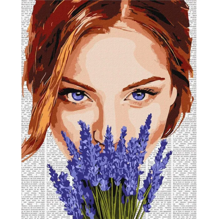 Картина за номерами Барвиста поезія: Лаванда ©art_selena_ua KHO8595, 40x50 см
