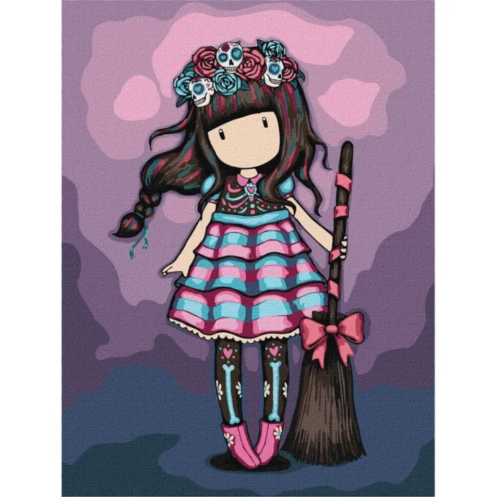 Картина за номерами Frida Santoro Gorjuss Collection KHO8675, 30x40 см