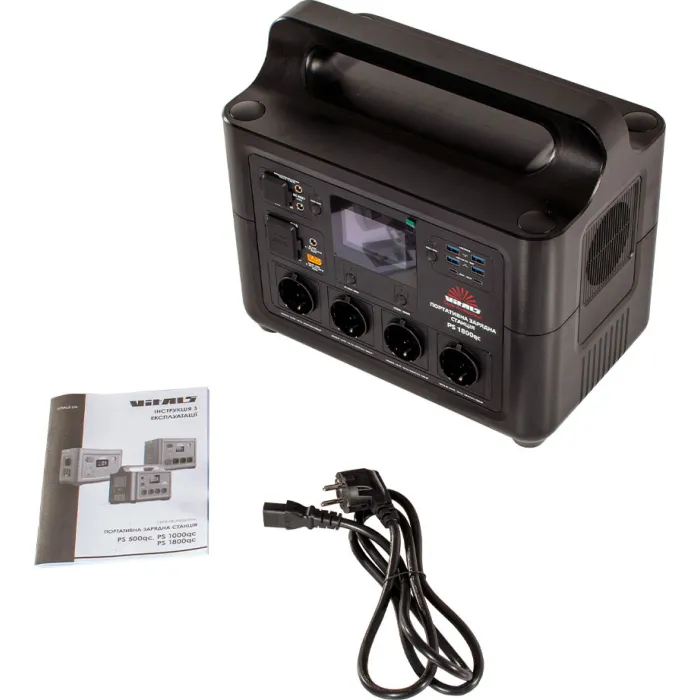 Портативна акумуляторна станція Vitals Professional PS 1800qc