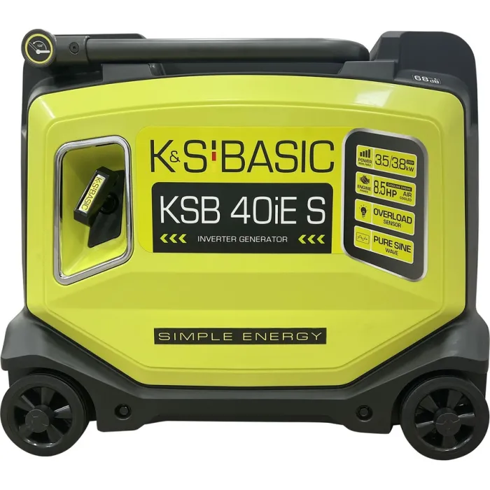 Генератор бензиновий інверторний Konner&Sohnen KSB 40iE S, 230В, 3.8кВт, електростартер, 43кг