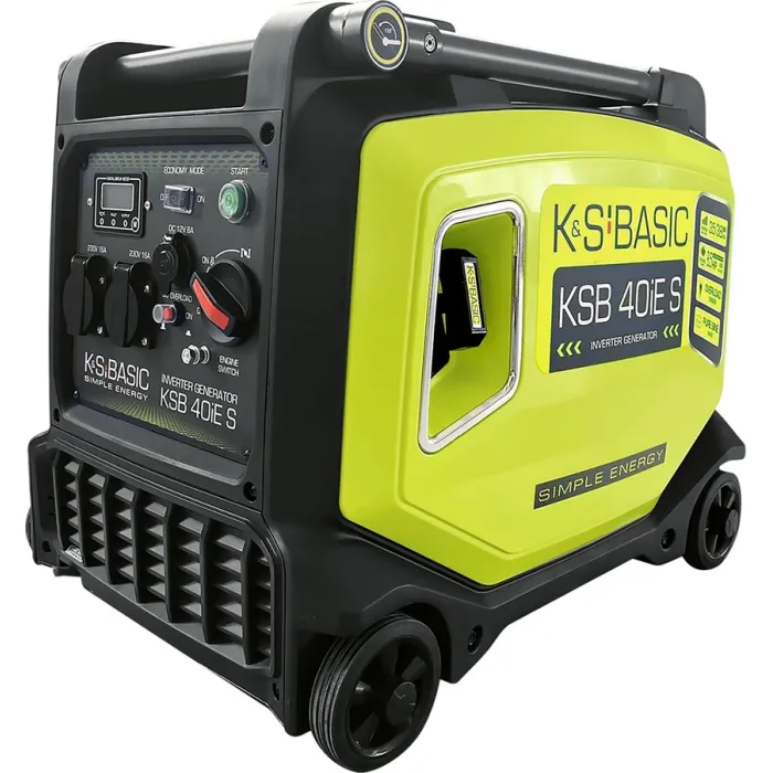 Генератор бензиновий інверторний Konner&Sohnen KSB 40iE S, 230В, 3.8кВт, електростартер, 43кг