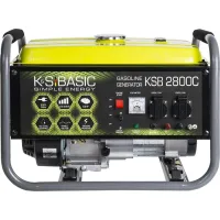 Генератор бензиновий Konner&Sohnen Basic KSB 2800C, 230В, 2.8кВт, ручний стартер, 36.6кг