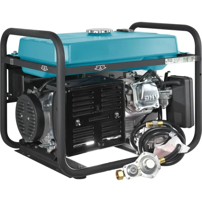 Генератор газобензиновий Konner&Sohnen KS 7000E G, 230В, 5.5кВт, електростартер, 77.2кг