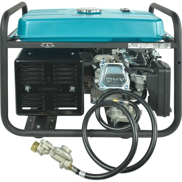 Генератор газобензиновий Konner&Sohnen KS 7000E G, 230В, 5.5кВт, електростартер, 77.2кг