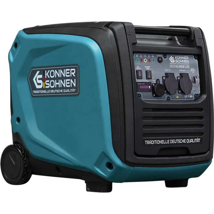 Генератор бензиновий інверторний Konner&Sohnen KS 4000iE S ATS, 230В, 4.0кВт, АВР(ATS), електростартер, 40кг