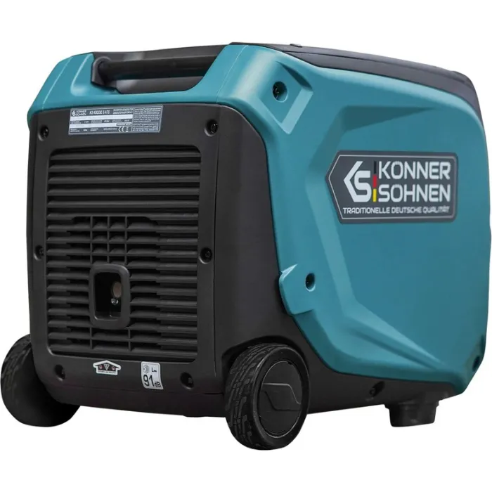 Генератор бензиновий інверторний Konner&Sohnen KS 4000iE S ATS, 230В, 4.0кВт, АВР(ATS), електростартер, 40кг