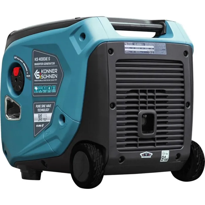 Генератор бензиновий інверторний Konner&Sohnen KS 4000iE S, 230В, 4.0кВт, електростартер, 40кг