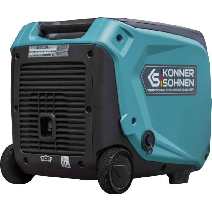 Генератор газобензиновий інверторний Konner&Sohnen KS 4000iEG S, 230В, 4.0кВт, електростартер, 40кг