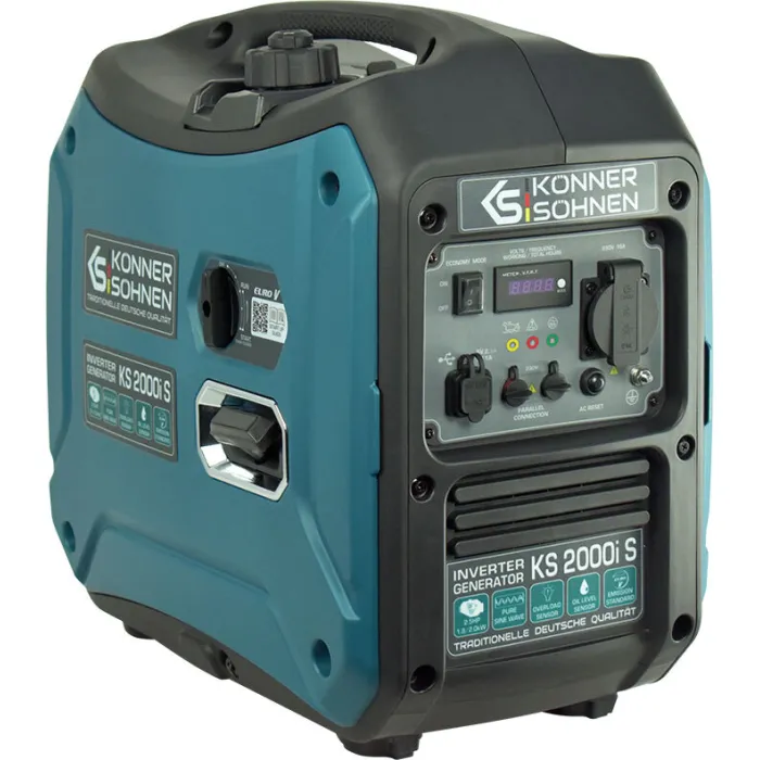 Генератор бензиновий інверторний Konner&Sohnen KS 2000i S, 230В, 2.0кВт, ручний стартер, 19кг