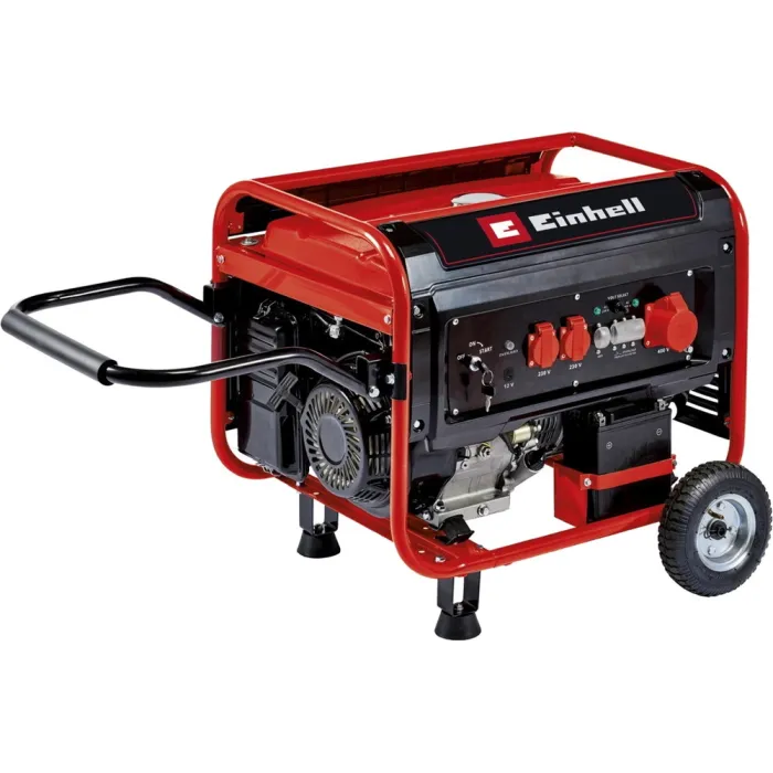 Генератор бензиновий Einhell TC-PG 65/E5, 230В/380В, 3.6кВт (макс. 6.51кВт), електростартер, 25л, 83кг