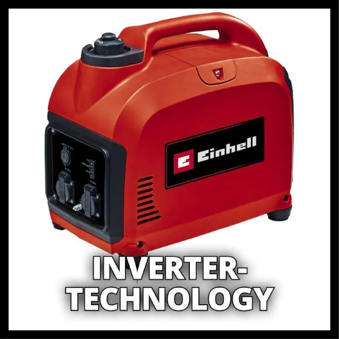 Генератор бензиновий інверторний Einhell TC-IG 2000, 230В (1 фаза), 1.8/2кВт, ручний стартер, 21.6кг