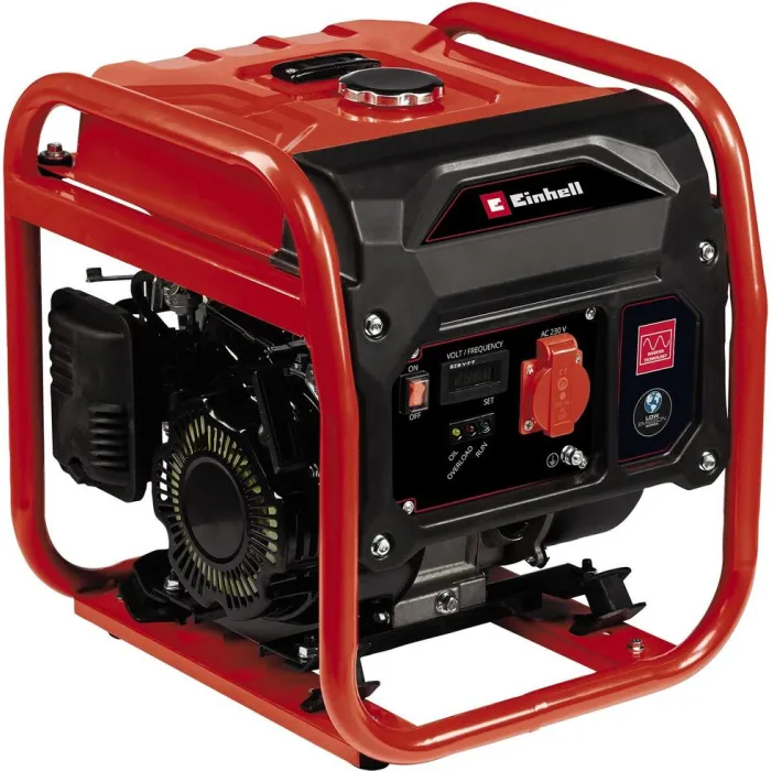 Генератор бензиновий інверторний Einhell TC-IG 1100, 1.1кВт, 3600об/хв, 1х230В(1 фаза), 4.35А, бак 6.5л, 95дБ, ручний стартер, 20.6кг