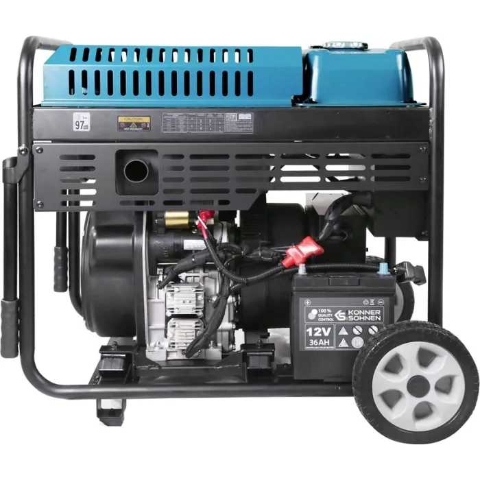 Генератор дизельний інверторний Konner&Sohnen KS 9500IDE ATSR, 230В, 9.5кВт, АВР(ATS), електростартер, 130кг