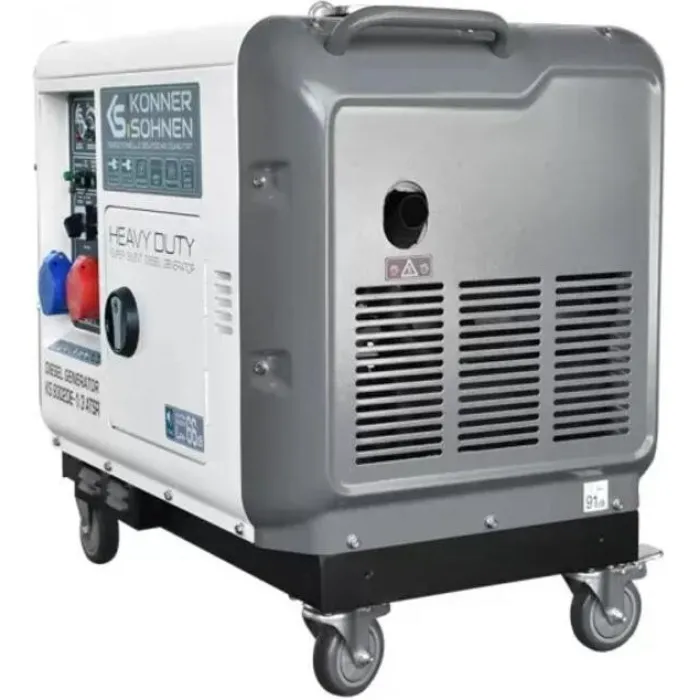 Генератор дизельний Konner&Sohnen KS 9302DE-1/3 ATSR 230/400В 6.5/6.0кВт 7.5/7.0кВт 1/3Фази АВР(ATS) електростартер 168кг