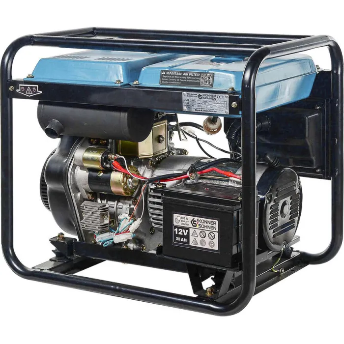 Генератор дизельний Konner&Sohnen KS 8100HDE-1/3 ATSR (EURO V), 230/400В, 5.5/6.0кВт, електростартер, передстартовий підігрів, вихід ATS, 117кг