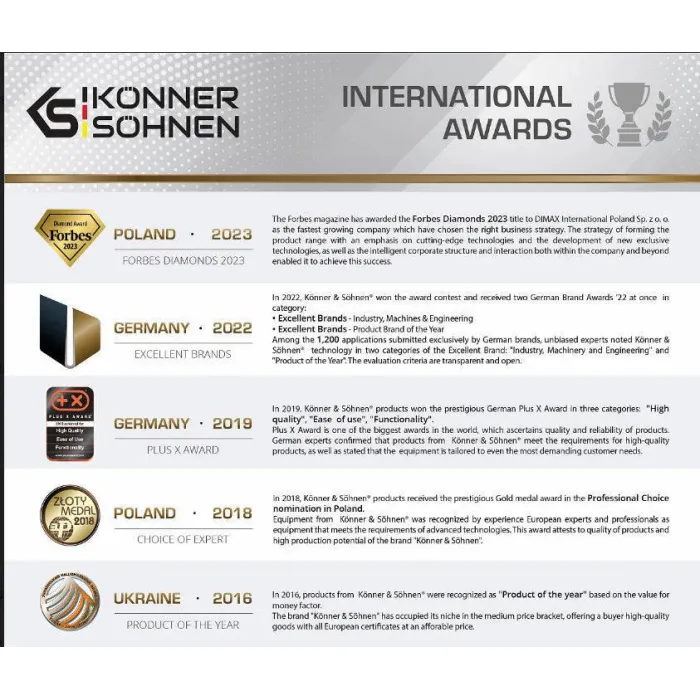 Генератор дизельний Konner&Sohnen KS 8100HDE-1/3 ATSR (EURO V), 230/400В, 5.5/6.0кВт, електростартер, передстартовий підігрів, вихід ATS, 117кг