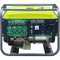 Генератор бензиновий Konner&Sohnen Basic KSB 6500C, 230В, 5.5кВт, ручний стартер, 66.6кг