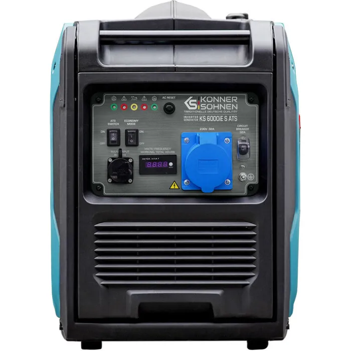 Генератор бензиновий інверторний Konner&Sohnen KS 6000iE ATS, 230, 5.5кВт, АВР(ATS), електростартер, 40кг