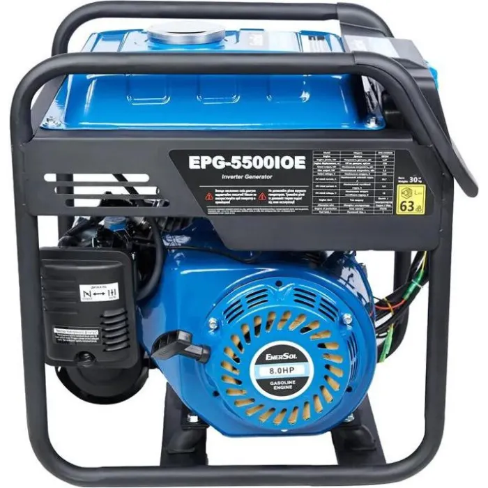 Генератор бензиновий інверторний EnerSol EPG-5500IOE 230В 5/5.5кВт електростартер 28кг