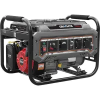 Генератор бензиновий GRAPHITE 230В (1 фаза), 2/2.2кВт, ручний стартер, AVR, 40кг