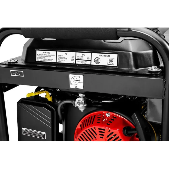 Генератор бензиновий GRAPHITE 230В (1 фаза), 2/2.2кВт, ручний стартер, AVR, 40кг