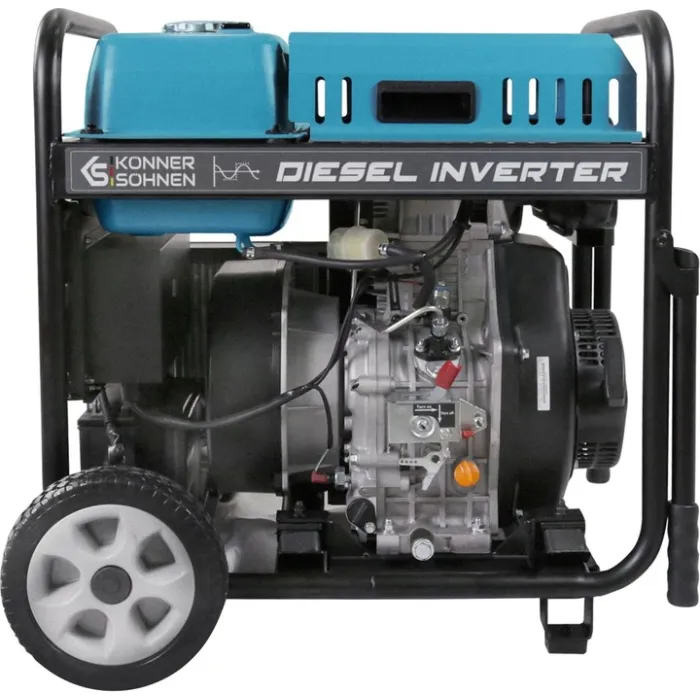 Генератор дизельний інверторний Konner&Sohnen KS 6100iDE ATSR, 230В, 5.5кВт, АВР(ATS), електростартер, 98кг