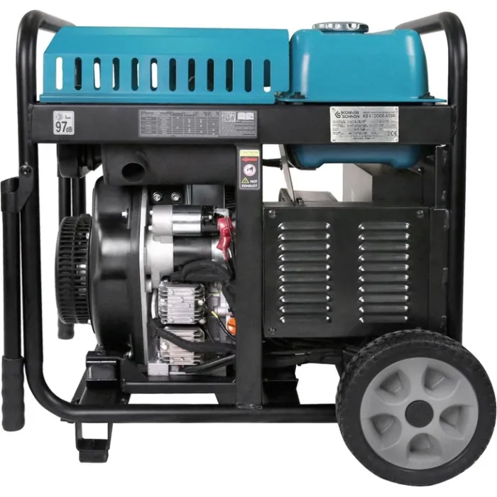 Генератор дизельний інверторний Konner&Sohnen KS 6100iDE ATSR, 230В, 5.5кВт, АВР(ATS), електростартер, 98кг