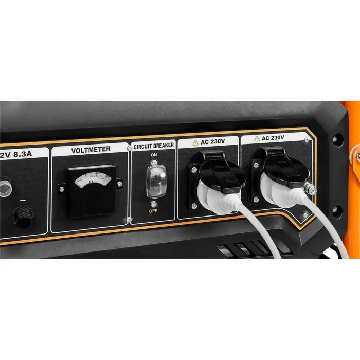 Генератор бензиновий Neo Tools 230В (1 фаза), 2.8/3кВт, електростартер, AVR, 45кг