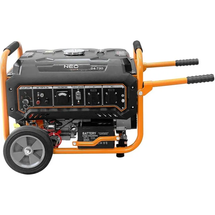 Генератор бензиновий Neo Tools 230В (1 фаза), 2.8/3кВт, електростартер, AVR, 45кг