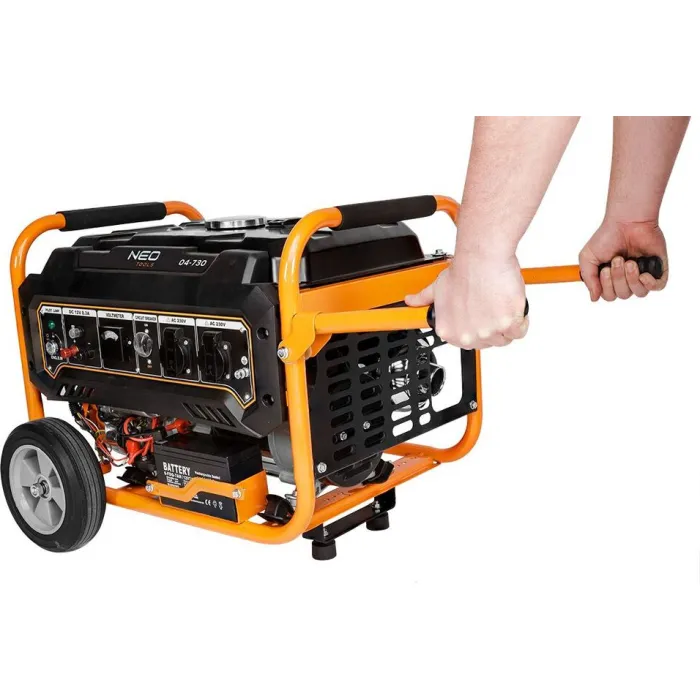 Генератор бензиновий Neo Tools 230В (1 фаза), 2.8/3кВт, електростартер, AVR, 45кг