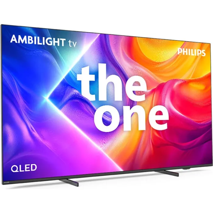 Телевізор 75" Philips QLED 4K 144Hz Smart Titan OS Black Ambilight 75PUS9010/12