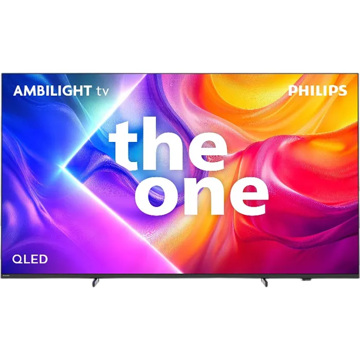 Телевізор 75" Philips QLED 4K 144Hz Smart Titan OS Black Ambilight 75PUS9010/12