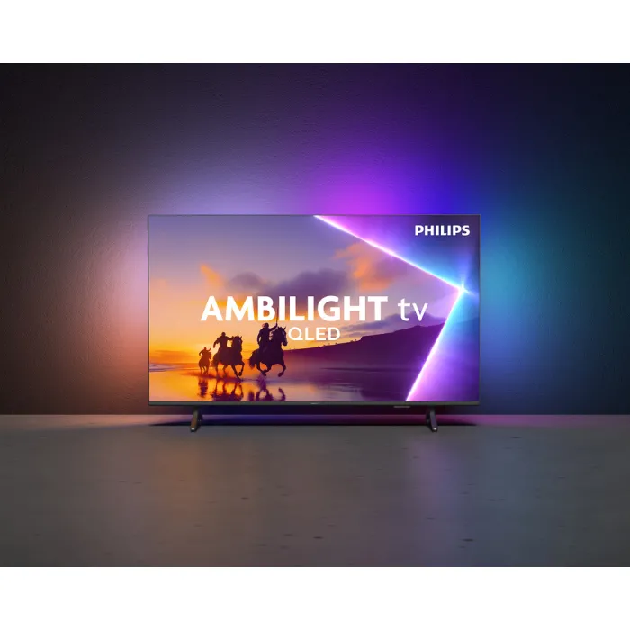 Телевізор 75" Philips QLED 4K 60Hz Smart Titan OS Black Ambilight 75PUS8510/12