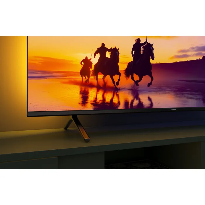 Телевізор 75" Philips QLED 4K 60Hz Smart Titan OS Black Ambilight 75PUS8510/12
