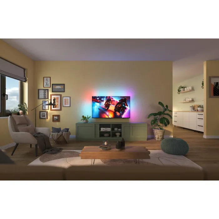 Телевізор 75" Philips MiniLED 4K 144Hz Smart Titan OS Black Ambilight 75MLED920/12