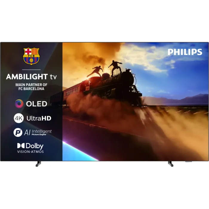 Телевізор 55" Philips OLED 4K 120Hz Smart Titan OS Black Ambilight 55OLED770/12
