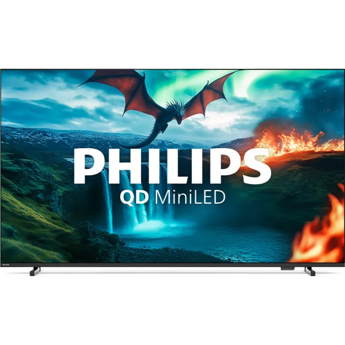 Телевізор 55" Philips MiniLED 4K 60Hz Smart Titan OS Black 55MLED820/12