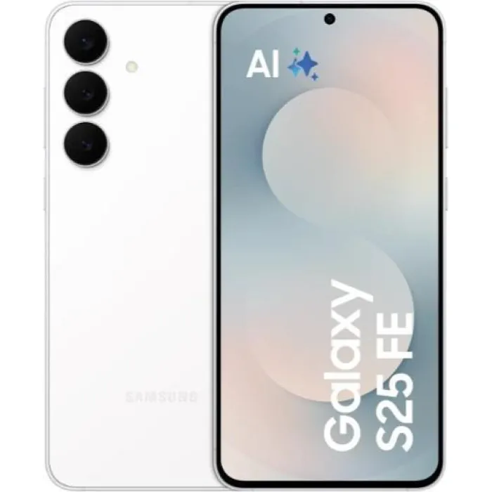 Смартфон Samsung Galaxy S25 FE 5G (S731) 6.7' 8/256ГБ, 2SIM, 4900мА•год, білий