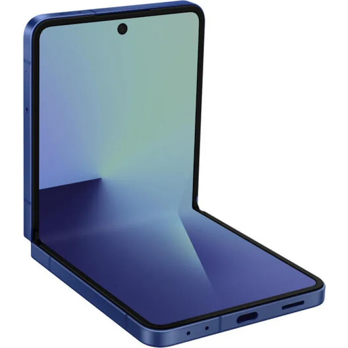 Смартфон Samsung Galaxy Flip 7 5G (F766) 6.9"/4.1"12/512ГБ, 1SIM, 4300мА•год, блакитний сріблястий