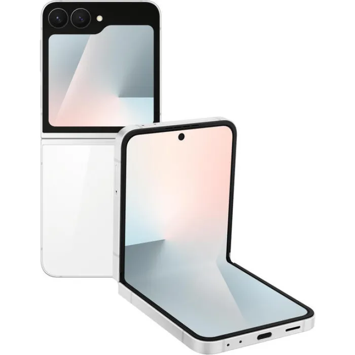 Смартфон Samsung Galaxy Flip 7 FE 5G (F761) 6.7"/3.4" 8/256ГБ, 1SIM, 4000мА•год, білий