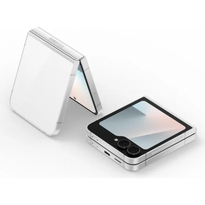 Смартфон Samsung Galaxy Flip 7 FE 5G (F761) 6.7"/3.4" 8/256ГБ, 1SIM, 4000мА•год, білий