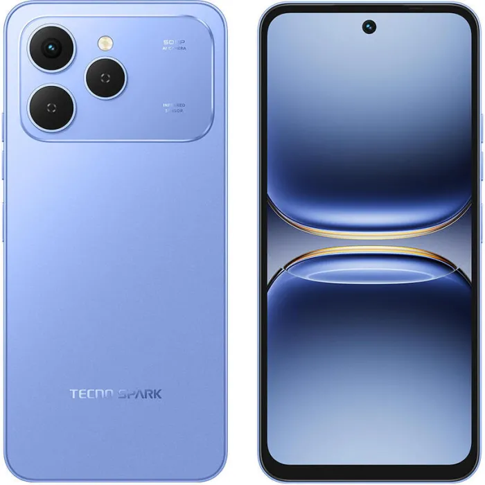 Смартфон TECNO Spark 40 (KM5n) 6.67" 8/256ГБ, 2SIM, 5200мА•год, Mirage Blue