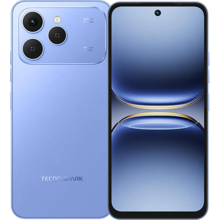 Смартфон TECNO Spark 40 (KM5n) 6.67" 8/256ГБ, 2SIM, 5200мА•год, Mirage Blue