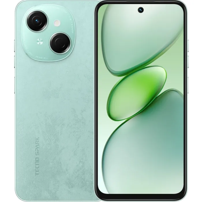 Смартфон TECNO Spark Go 1 (KL4) 6.67" 3/128ГБ, 2SIM, 5000мА•год, Magic Skeen Green