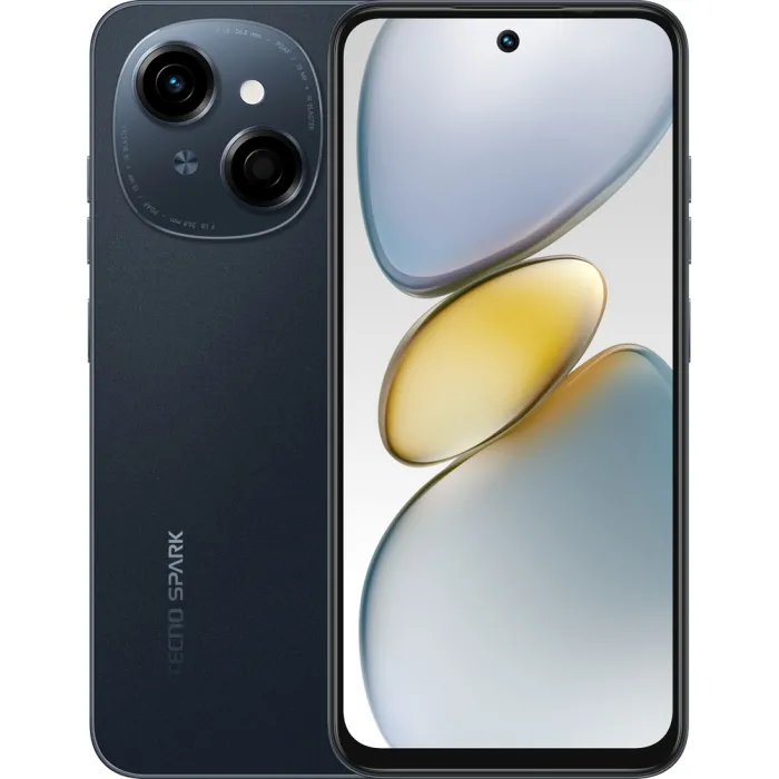 Смартфон TECNO Spark Go 1 (KL4) 6.67" 3/128ГБ, 2SIM, 5000мА•год, Startrail Black